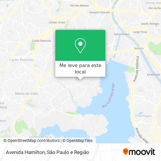 Avenida Hamilton mapa
