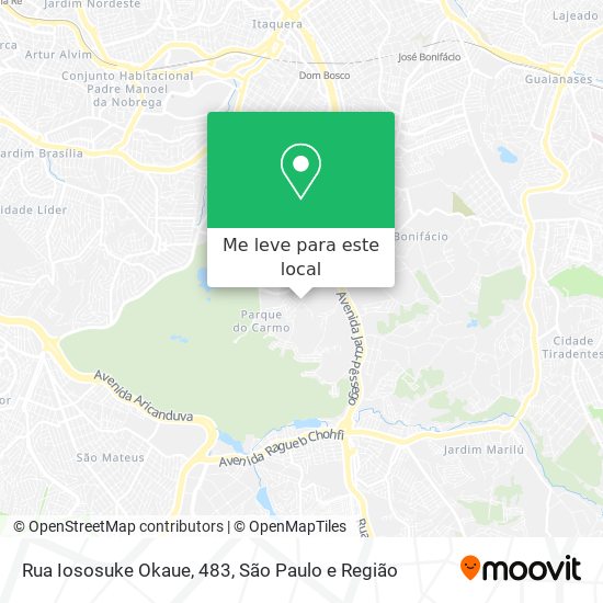 Rua Iososuke Okaue, 483 mapa