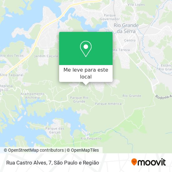 Rua Castro Alves, 7 mapa