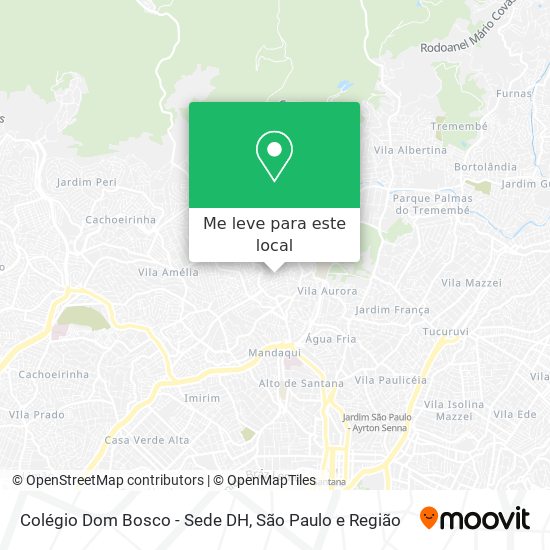 Colégio Dom Bosco - Sede DH mapa