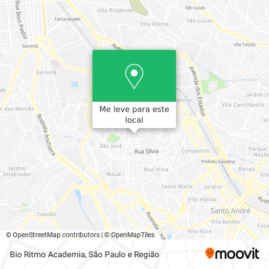 Bio Ritmo Academia mapa