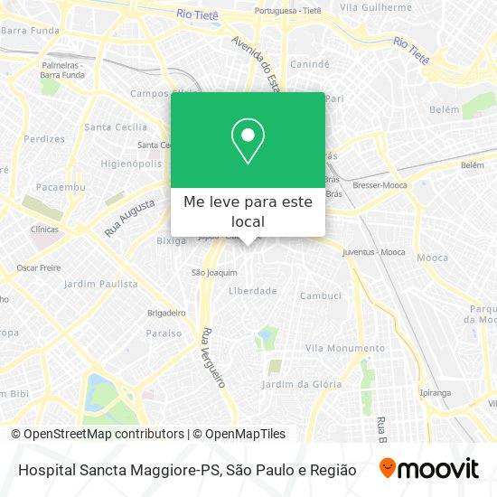 Hospital Sancta Maggiore-PS mapa