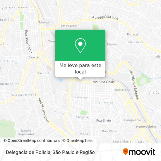 Delegacia de Polícia mapa