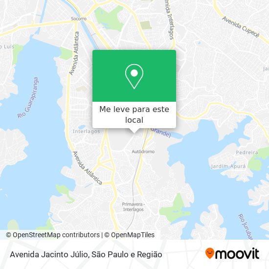 Avenida Jacinto Júlio mapa