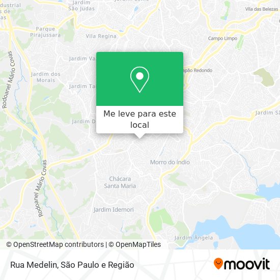 Rua Medelin mapa