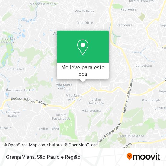 Granja Viana mapa