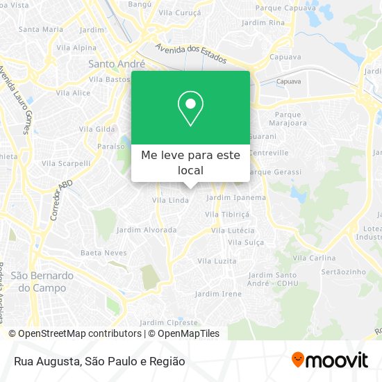 Rua Augusta mapa