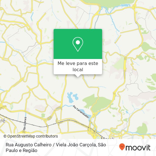 Rua Augusto Calheiro / Viela João Carçola mapa