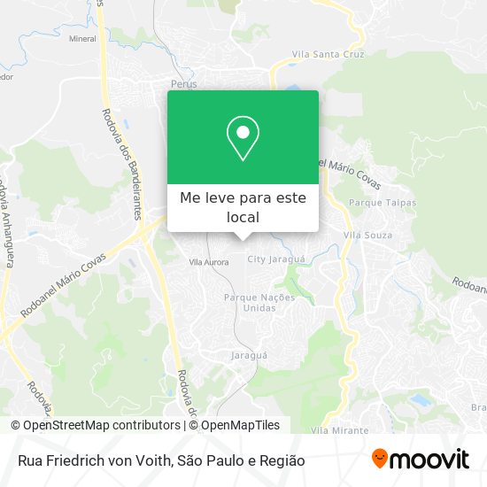 Rua Friedrich von Voith mapa
