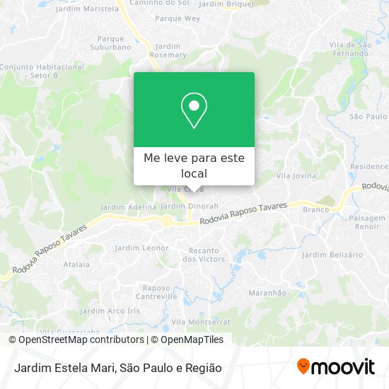 Jardim Estela Mari mapa