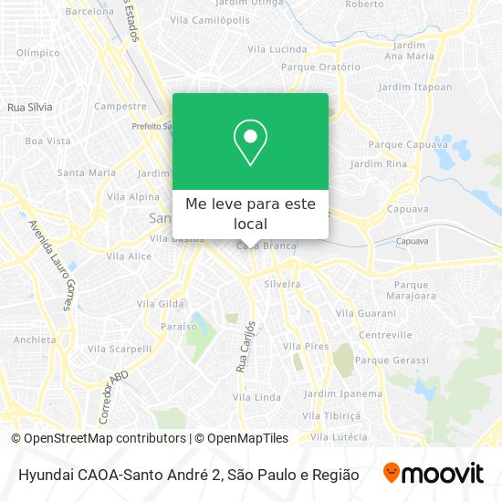 Hyundai CAOA-Santo André 2 mapa