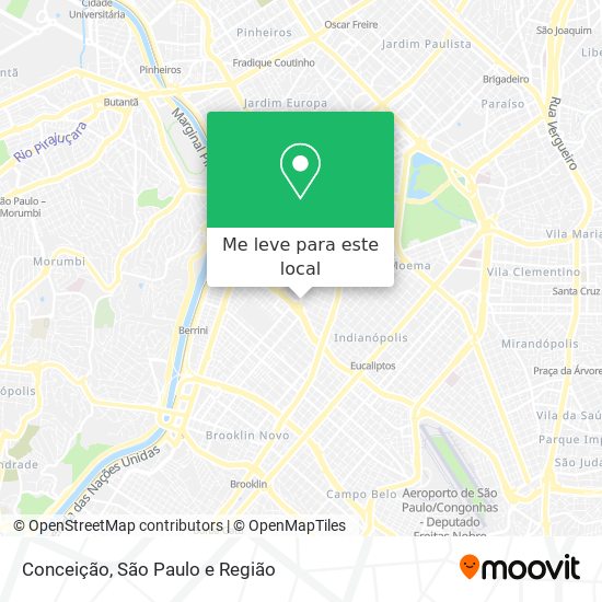Conceição mapa