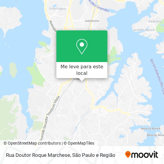 Rua Doutor Roque Marchese mapa