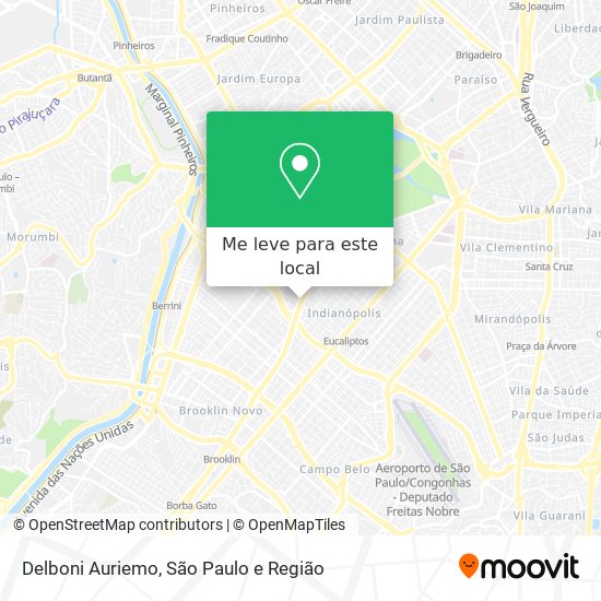 Delboni Auriemo mapa