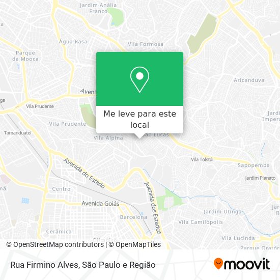 Rua Firmino Alves mapa