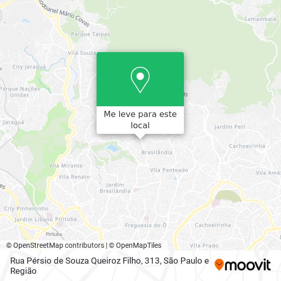 Rua Pérsio de Souza Queiroz Filho, 313 mapa