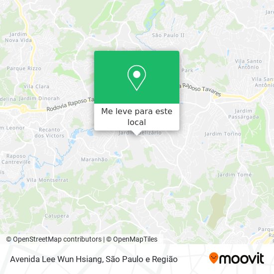 Avenida Lee Wun Hsiang mapa