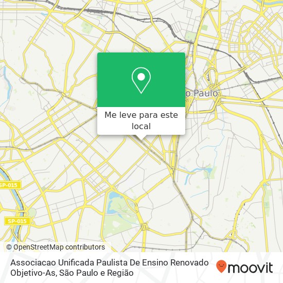 Associacao Unificada Paulista De Ensino Renovado Objetivo-As mapa