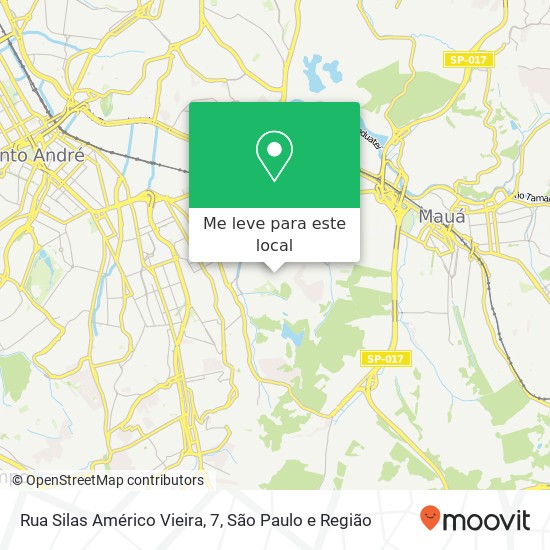 Rua Silas Américo Vieira, 7 mapa