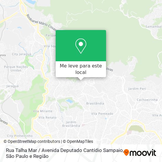 Rua Talha Mar / Avenida Deputado Cantídio Sampaio mapa