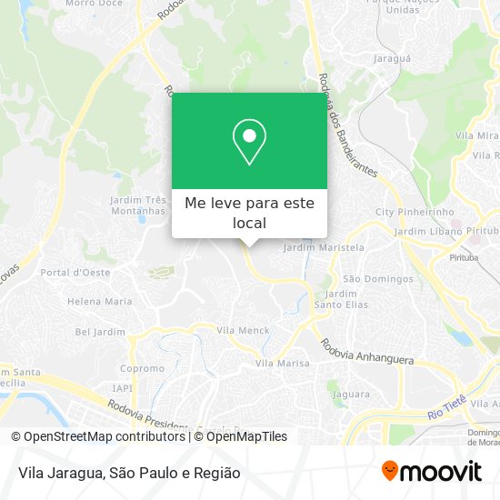 Vila Jaragua mapa