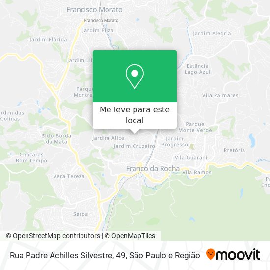 Rua Padre Achilles Silvestre, 49 mapa