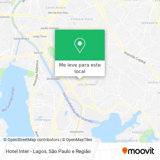Hotel Inter - Lagos mapa