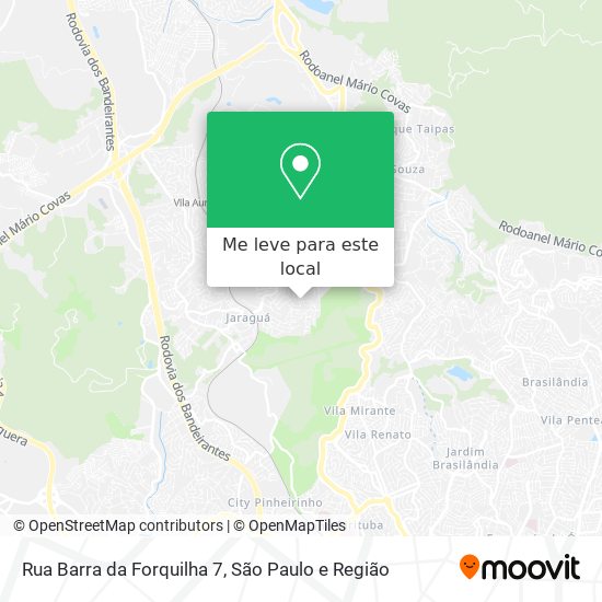 Rua Barra da Forquilha 7 mapa