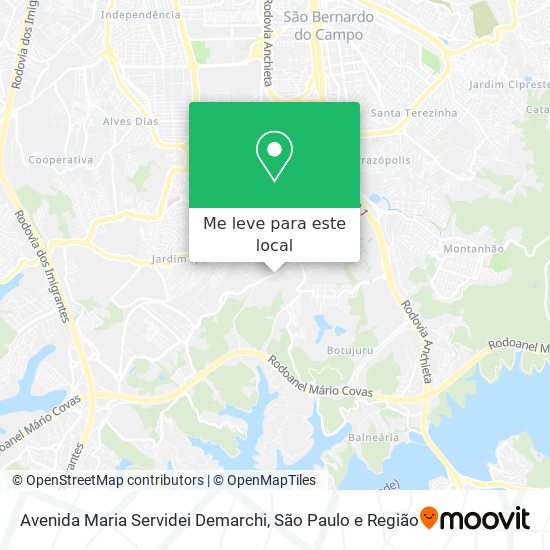 Avenida Maria Servidei Demarchi mapa