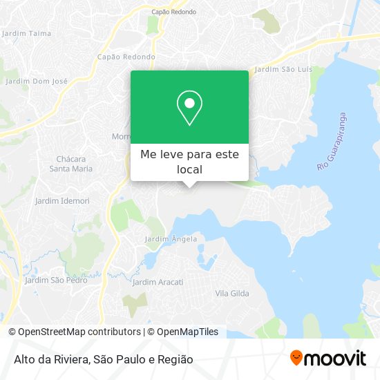 Alto da Riviera mapa