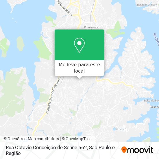 Rua Octávio Conceição de Senne 562 mapa
