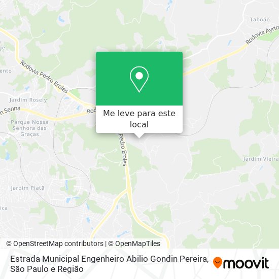 Estrada Municipal Engenheiro Abilio Gondin Pereira mapa