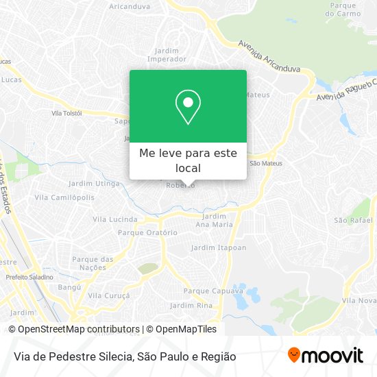 Via de Pedestre Silecia mapa