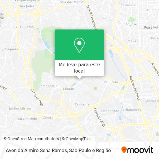 Avenida Almiro Sena Ramos mapa