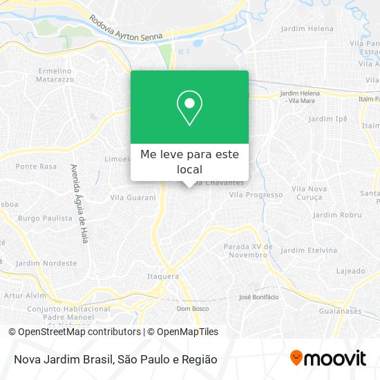 Nova Jardim Brasil mapa