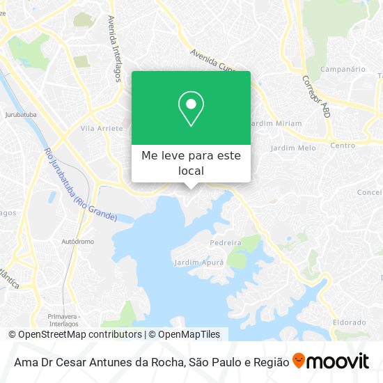 Ama Dr Cesar Antunes da Rocha mapa