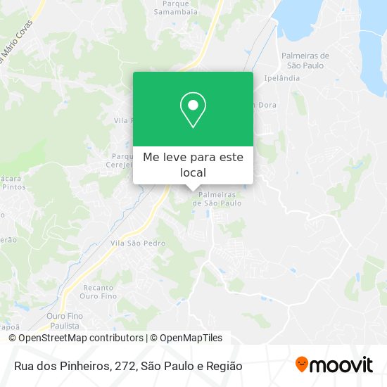Rua dos Pinheiros, 272 mapa