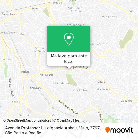 Avenida Professor Luiz Ignácio Anhaia Melo, 2797 mapa