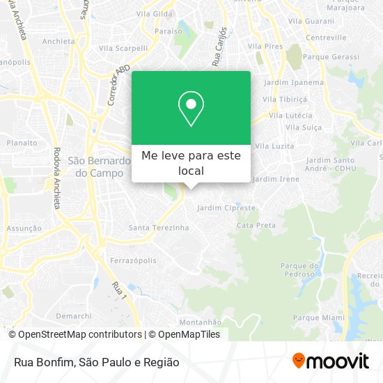 Rua Bonfim mapa