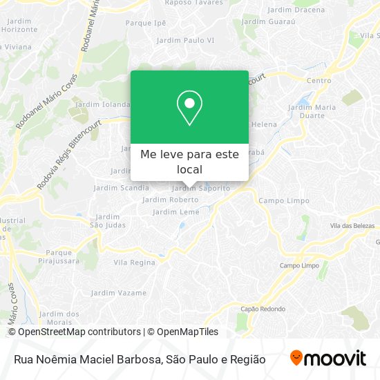 Rua Noêmia Maciel Barbosa mapa