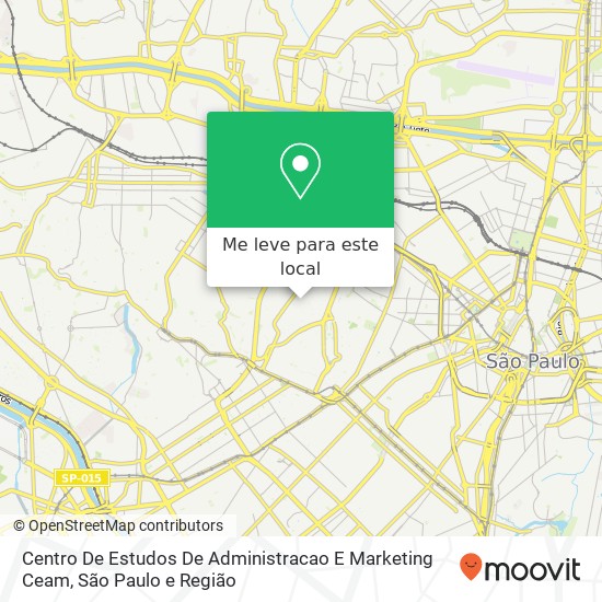 Centro De Estudos De Administracao E Marketing Ceam mapa