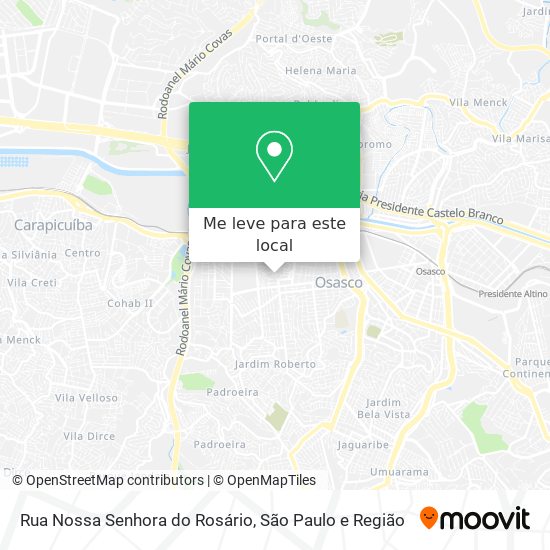 Rua Nossa Senhora do Rosário mapa