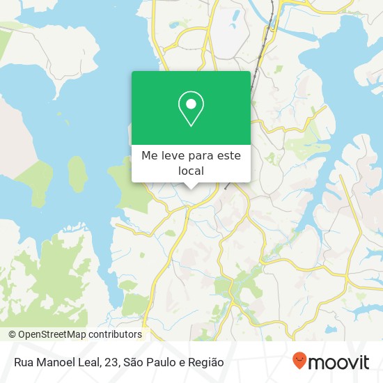 Rua Manoel Leal, 23 mapa