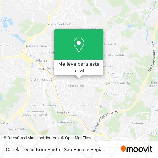 Capela Jesus Bom Pastor mapa