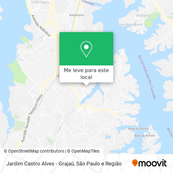 Jardim Castro Alves - Grajaú mapa