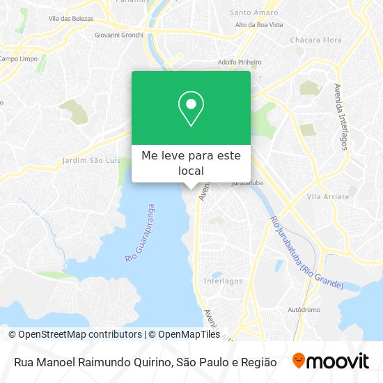Rua Manoel Raimundo Quirino mapa