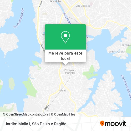 Jardim Malia I mapa