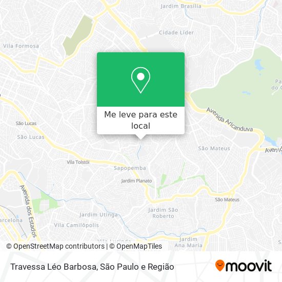 Travessa Léo Barbosa mapa