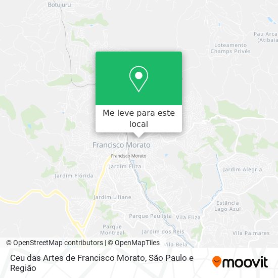 Ceu das Artes de Francisco Morato mapa
