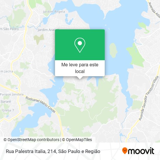 Rua Palestra Italia, 214 mapa